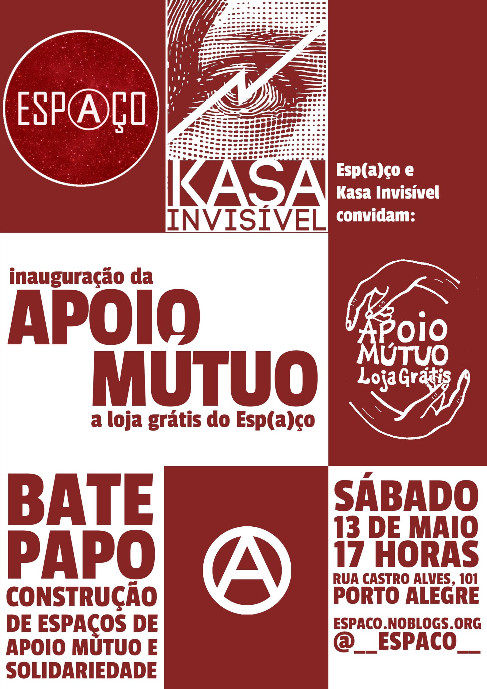 13/05 – Construção de Espaços de Apoio Mútuo e Solidariedade – Inauguração da Loja Grátis