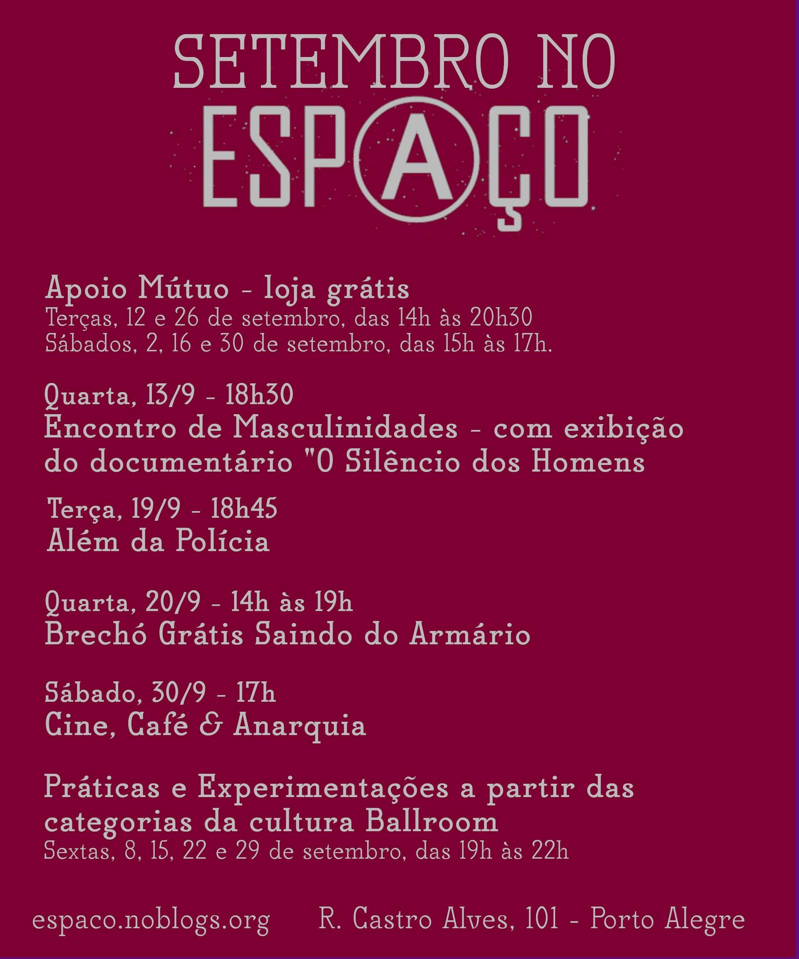 Agenda de Setembro