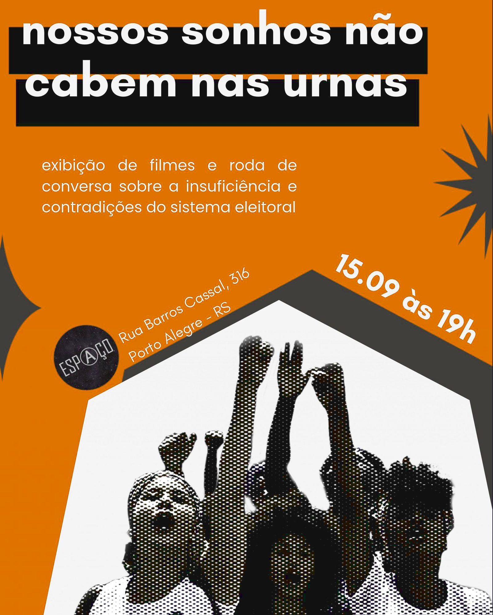 Arte de divulgação.